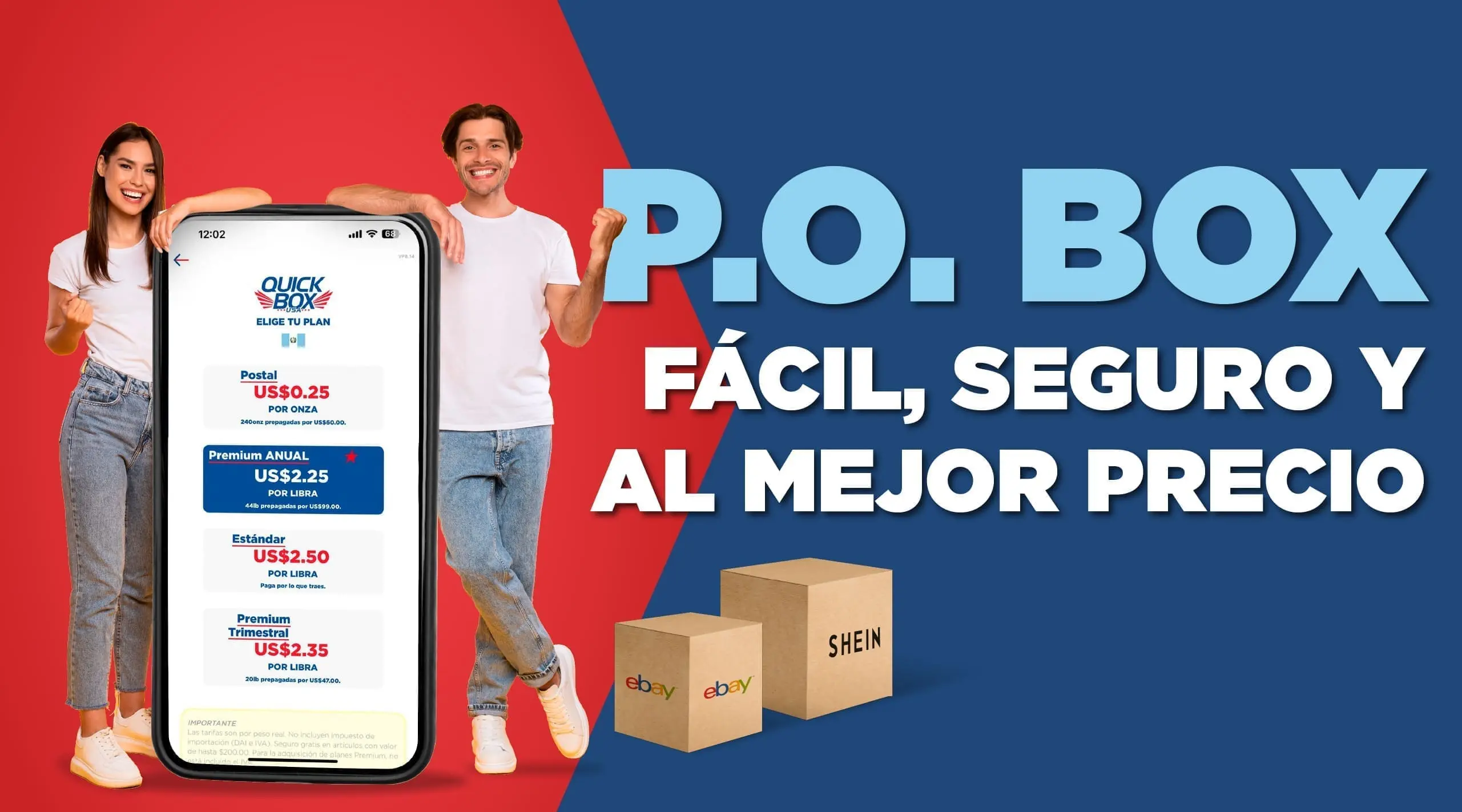 P.O. Box en Guatemala con Quick Box: fácil, seguro y al mejor precio para compras en USA